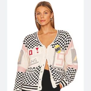 No! Jeans Alphabet Cardigan